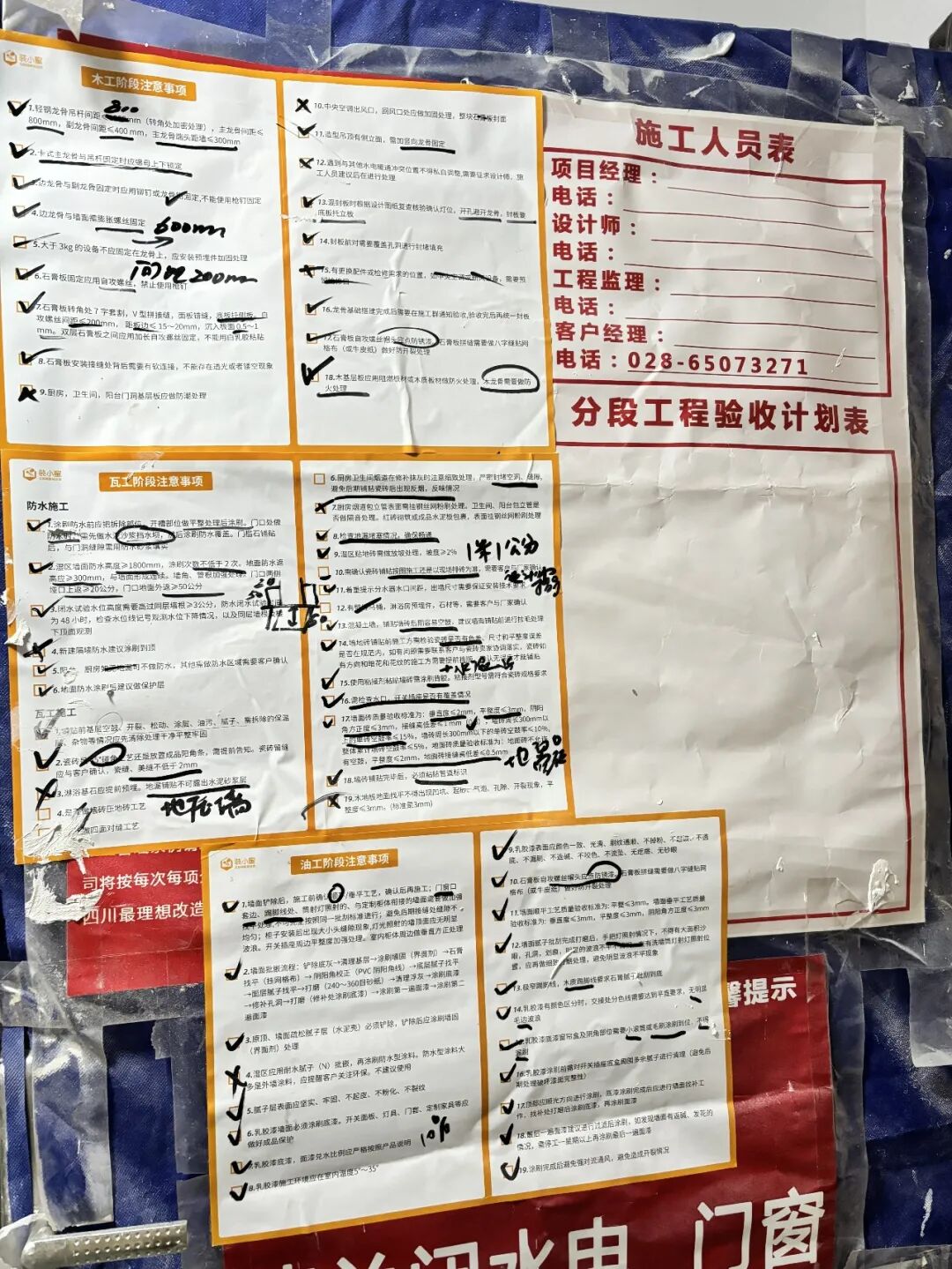 施工现场规范示意图